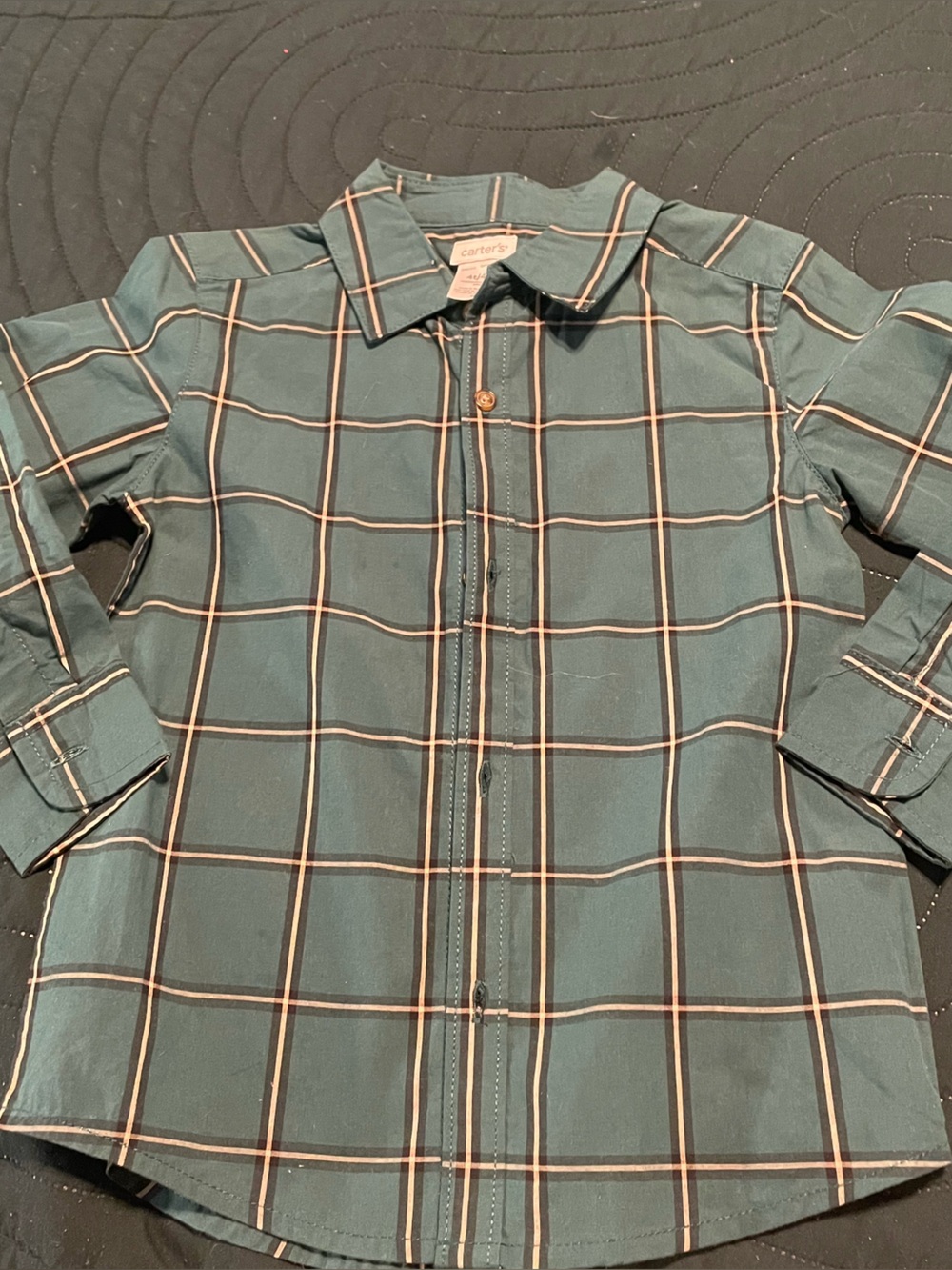Carter's Plaid Button Down Dress Shirt